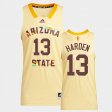 #13 James Harden College Basketball Arizona State Honoring Black Excellence Basketball Men Yellow Jersey 801260-453
