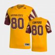 #80 Jalin Conyers Premier Arizona State University Strategy Men's Gold Jersey 988874-735